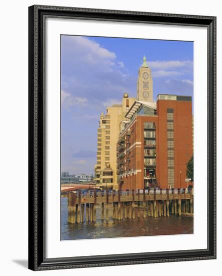 The Oxo Tower, South Bank of the River Thames, London, England, UK-Fraser Hall-Framed Photographic Print