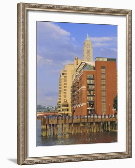 The Oxo Tower, South Bank of the River Thames, London, England, UK-Fraser Hall-Framed Photographic Print