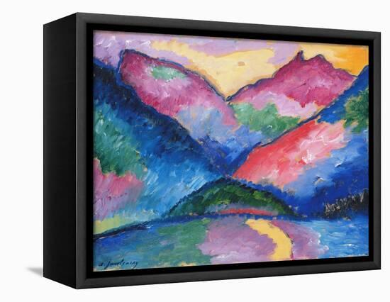 The Oy Valley, 1910-Alexej Von Jawlensky-Framed Premier Image Canvas