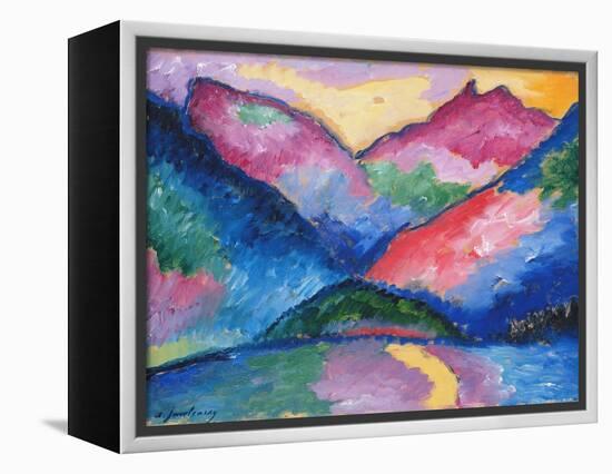 The Oy Valley, 1910-Alexej Von Jawlensky-Framed Premier Image Canvas