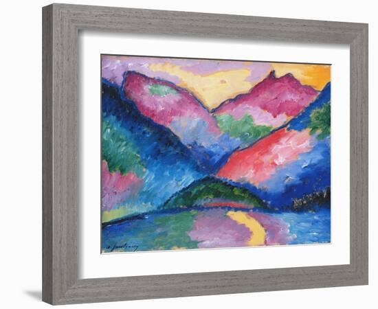 The Oy Valley, 1910-Alexej Von Jawlensky-Framed Giclee Print