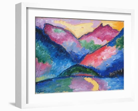 The Oy Valley, 1910-Alexej Von Jawlensky-Framed Giclee Print