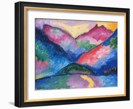 The Oy Valley, 1910-Alexej Von Jawlensky-Framed Giclee Print