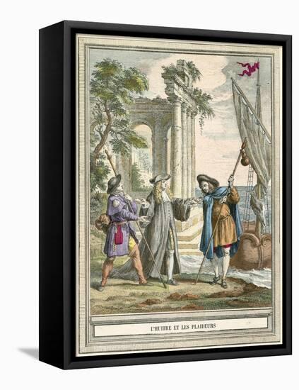 The Oyster and the Litigant-French School-Framed Premier Image Canvas