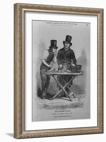 The Oyster Stall-W.h. Mason-Framed Giclee Print