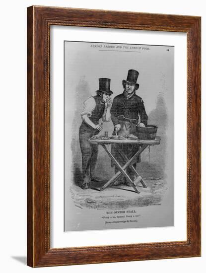 The Oyster Stall-W.h. Mason-Framed Giclee Print
