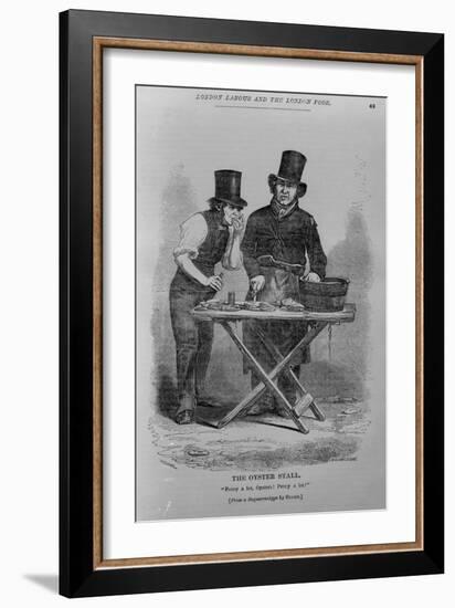 The Oyster Stall-W.h. Mason-Framed Giclee Print