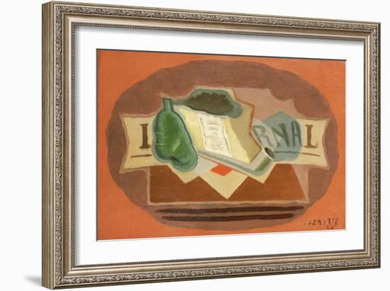 The Packet of Tobacco-Juan Gris-Framed Giclee Print