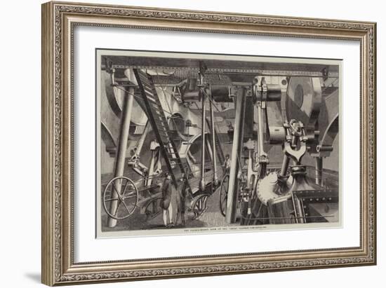 The Paddle-Engine Room of the Great Eastern-Ebenezer Landells-Framed Giclee Print