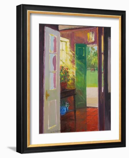 The Paddock, 2001 (Oil on Board)-William Ireland-Framed Giclee Print