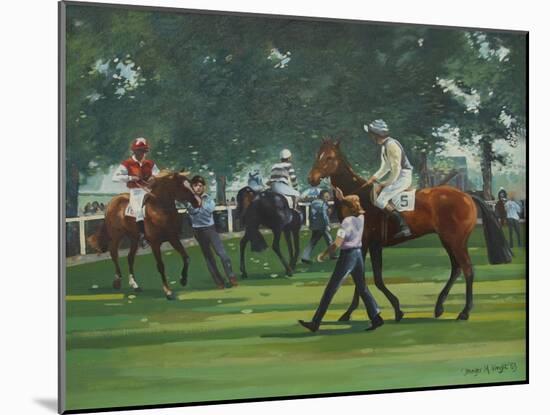 The Paddock, Windsor Races-Jennifer Wright-Mounted Giclee Print