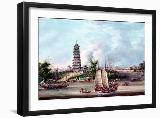 The Pagoda, Whampoa, China-null-Framed Giclee Print