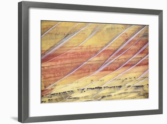 The Painted Hills In The John Day Fossil Beds National Monument In Eastern Oregon-Ben Herndon-Framed Photographic Print