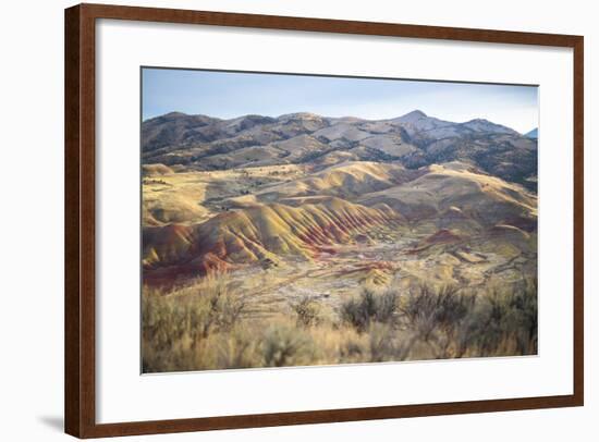 The Painted Hills In The John Day Fossil Beds National Monument In Eastern Oregon-Ben Herndon-Framed Photographic Print