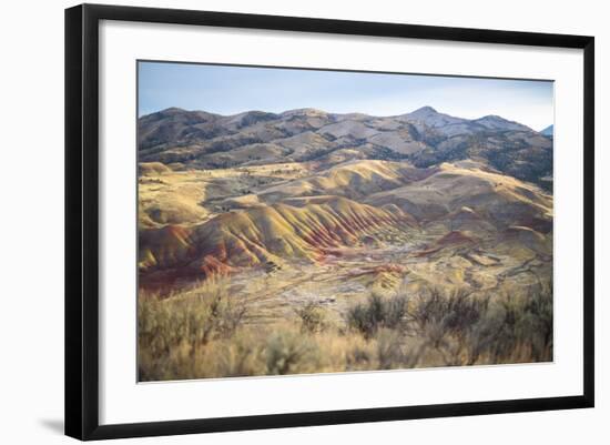 The Painted Hills In The John Day Fossil Beds National Monument In Eastern Oregon-Ben Herndon-Framed Photographic Print