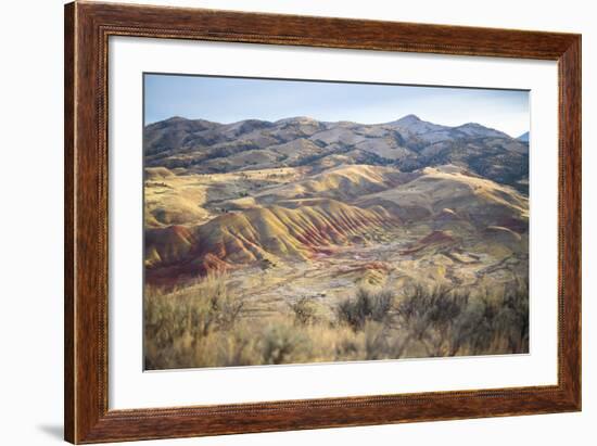 The Painted Hills In The John Day Fossil Beds National Monument In Eastern Oregon-Ben Herndon-Framed Photographic Print