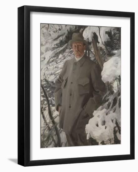 The Painter Bruno Liljefors, 1906-Anders Leonard Zorn-Framed Giclee Print