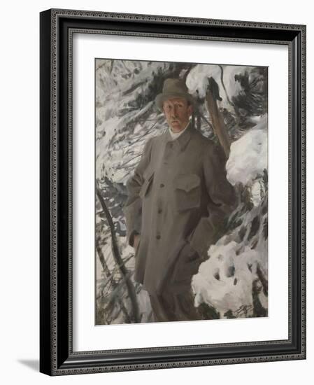 The Painter Bruno Liljefors, 1906-Anders Leonard Zorn-Framed Giclee Print