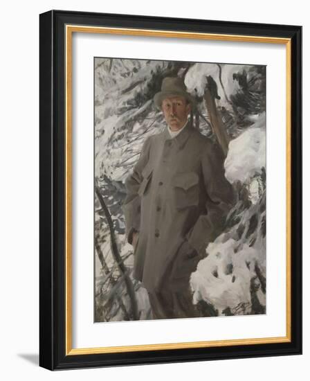 The Painter Bruno Liljefors, 1906-Anders Leonard Zorn-Framed Giclee Print