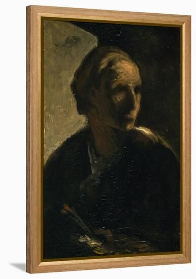 The Painter, C.1863-66-Honore Daumier-Framed Premier Image Canvas