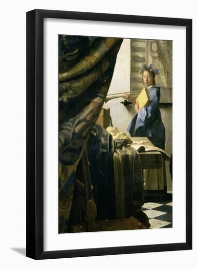 The Painter in His Studio, 1665-6-Johannes Vermeer-Framed Giclee Print