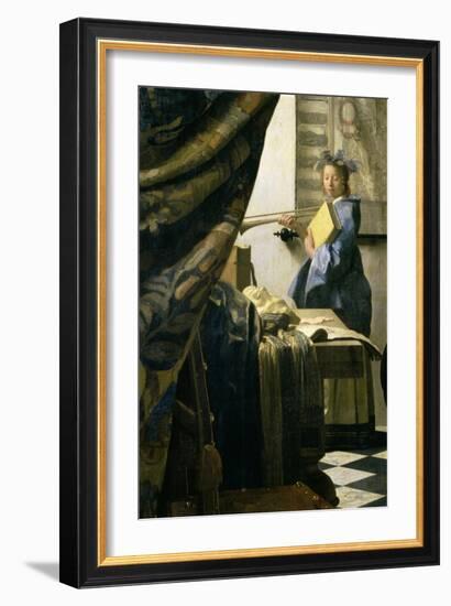 The Painter in His Studio, 1665-6-Johannes Vermeer-Framed Giclee Print