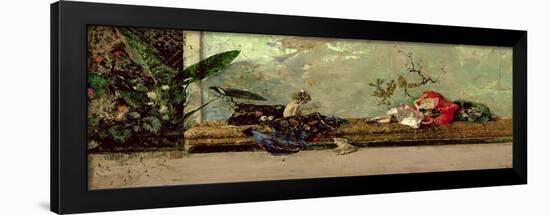 The Painter's Children in the Japanese Salon-Mariano Fortuny y Marsal-Framed Giclee Print