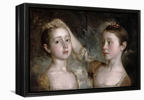 The Painter's Daughters Mary and Margaret, c.1758-Thomas Gainsborough-Framed Premier Image Canvas