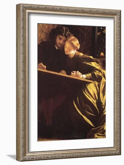 The Painter's Honeymoon-Frederick Leighton-Framed Art Print