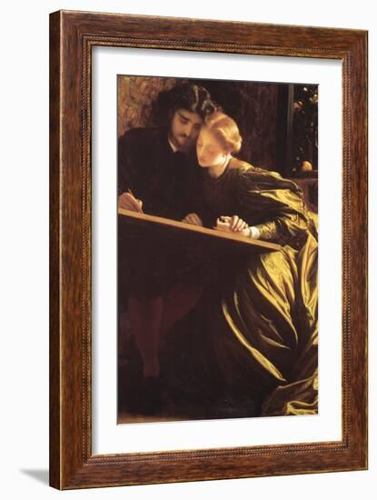 The Painter's Honeymoon-Frederick Leighton-Framed Art Print