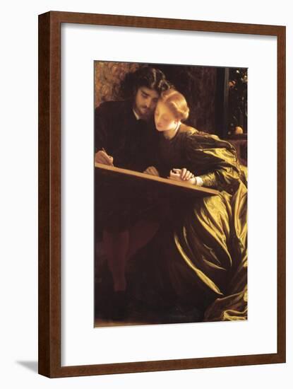 The Painter's Honeymoon-Frederick Leighton-Framed Art Print