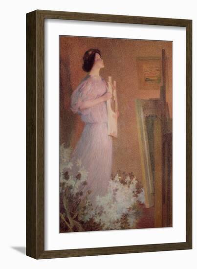 The Painter's Muse, C. 1900-Henri Martin-Framed Giclee Print