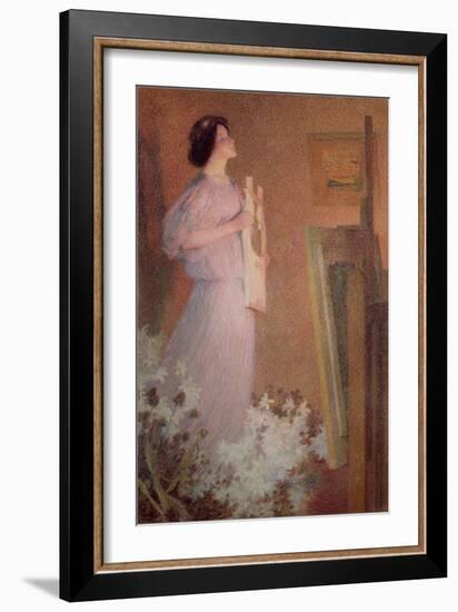 The Painter's Muse, C. 1900-Henri Martin-Framed Giclee Print