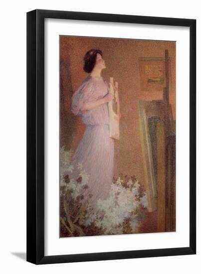 The Painter's Muse, C. 1900-Henri Martin-Framed Giclee Print