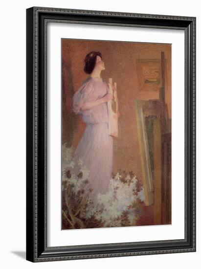 The Painter's Muse, C. 1900-Henri Martin-Framed Giclee Print