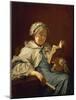 The Painter's Wife Reading, 1758-Donatello-Mounted Giclee Print