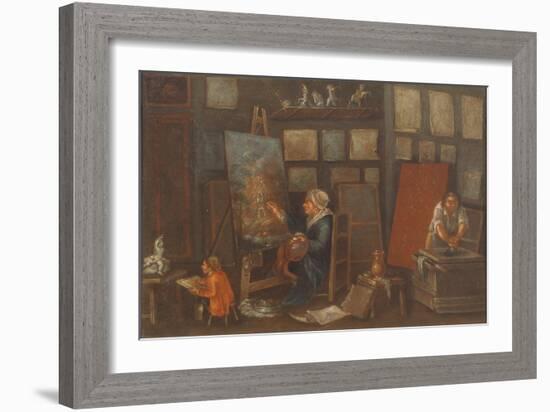 The Painter-Pietro Longhi-Framed Giclee Print