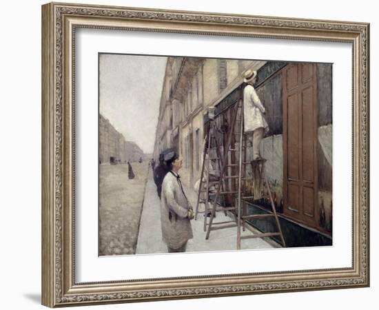 The Painters, 1877-Gustave Caillebotte-Framed Giclee Print