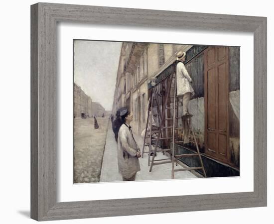 The Painters, 1877-Gustave Caillebotte-Framed Giclee Print
