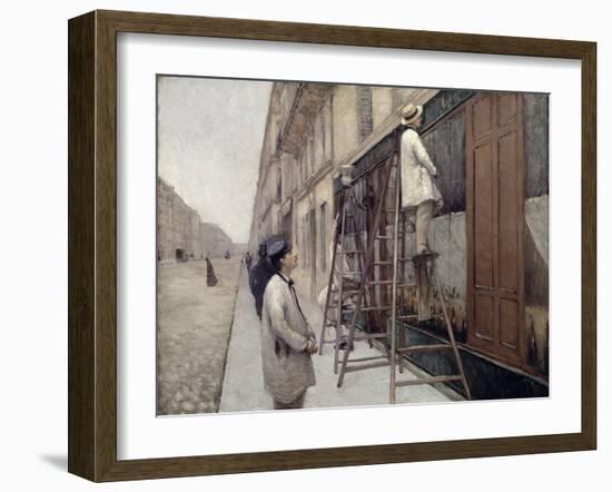 The Painters, 1877-Gustave Caillebotte-Framed Giclee Print