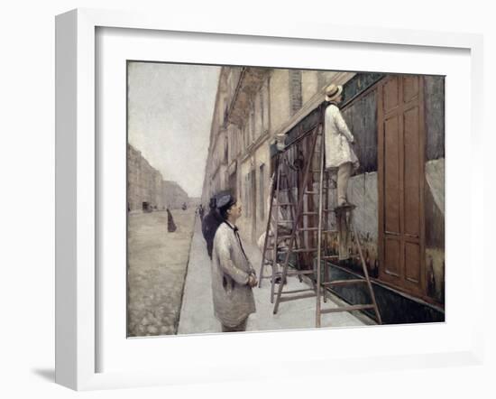 The Painters, 1877-Gustave Caillebotte-Framed Giclee Print