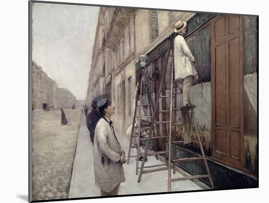 The Painters, 1877-Gustave Caillebotte-Mounted Giclee Print