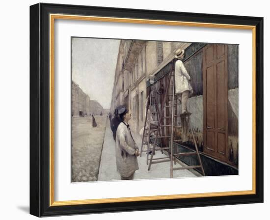 The Painters, 1877-Gustave Caillebotte-Framed Giclee Print