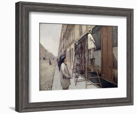 The Painters, 1877-Gustave Caillebotte-Framed Giclee Print