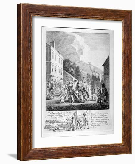 The Painters March from Finchly..., 1753-Paul Sandby-Framed Giclee Print