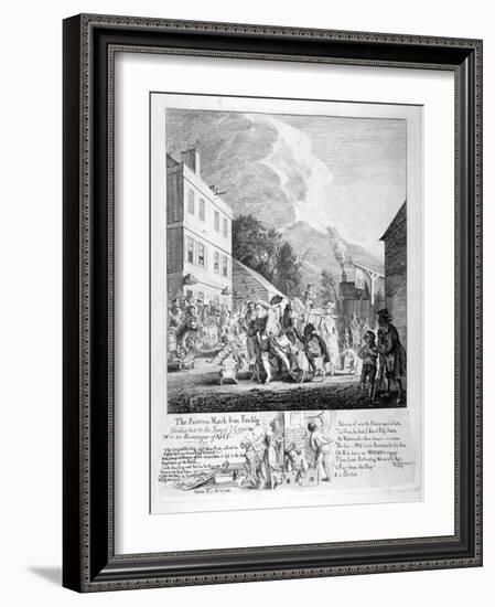 The Painters March from Finchly..., 1753-Paul Sandby-Framed Giclee Print