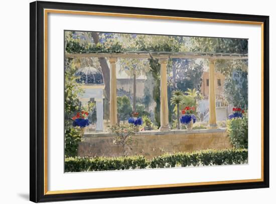 The Palace Garden, 2012-Lucy Willis-Framed Giclee Print