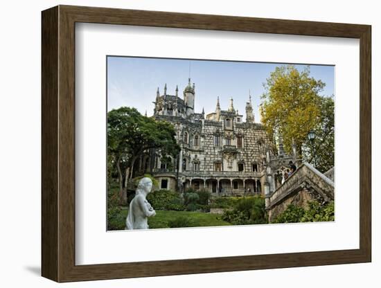 The Palace in the Quinta da Regaleira, by the architect Luigi Manini (1900). Sintra, Portugal-Mauricio Abreu-Framed Photographic Print