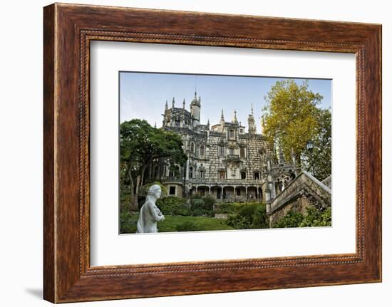 The Palace in the Quinta da Regaleira, by the architect Luigi Manini (1900). Sintra, Portugal-Mauricio Abreu-Framed Photographic Print