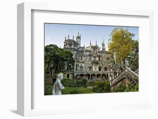 The Palace in the Quinta da Regaleira, by the architect Luigi Manini (1900). Sintra, Portugal-Mauricio Abreu-Framed Photographic Print